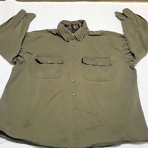 Remington Military Green flannel long sleeve